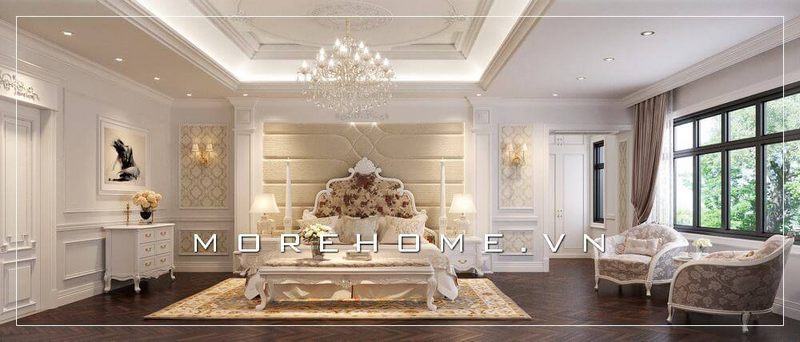 Thiết kế phòng ngủ tân cổ điển